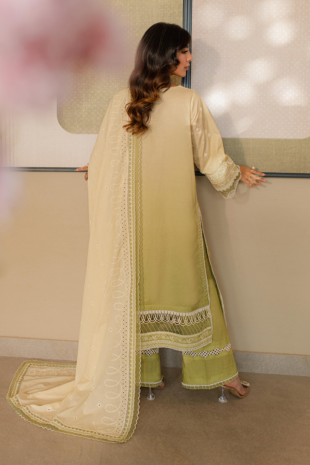 Embroidered Shirt Shalwar Dupatta - 0702