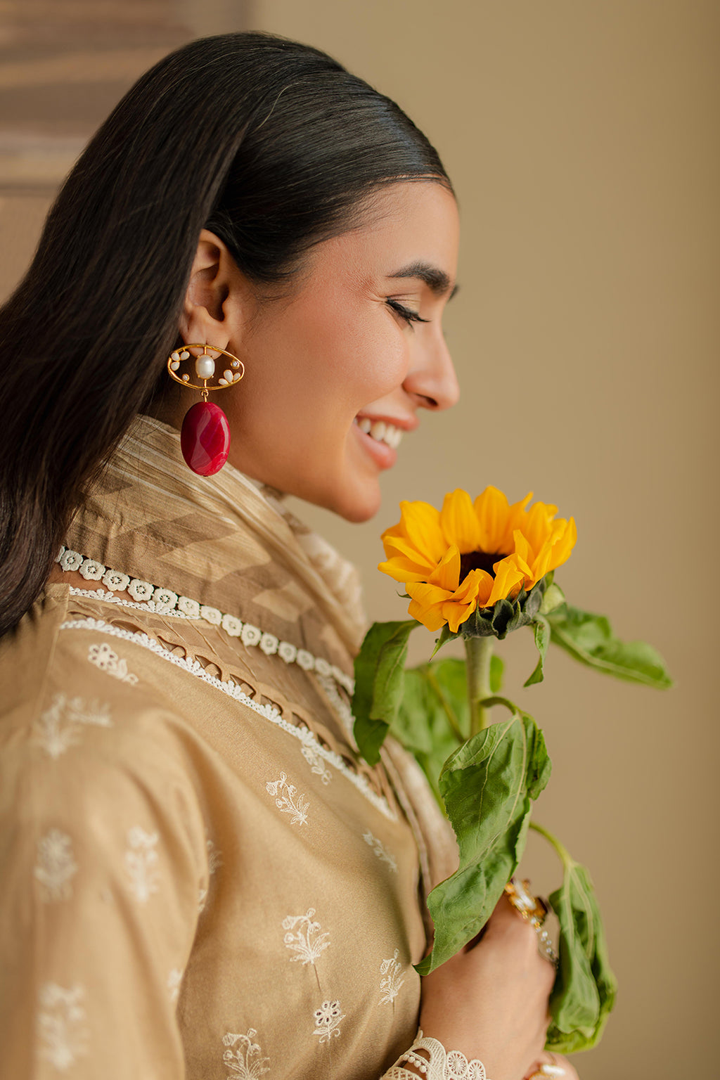 Embroidered Shirt Shalwar Dupatta - 0708