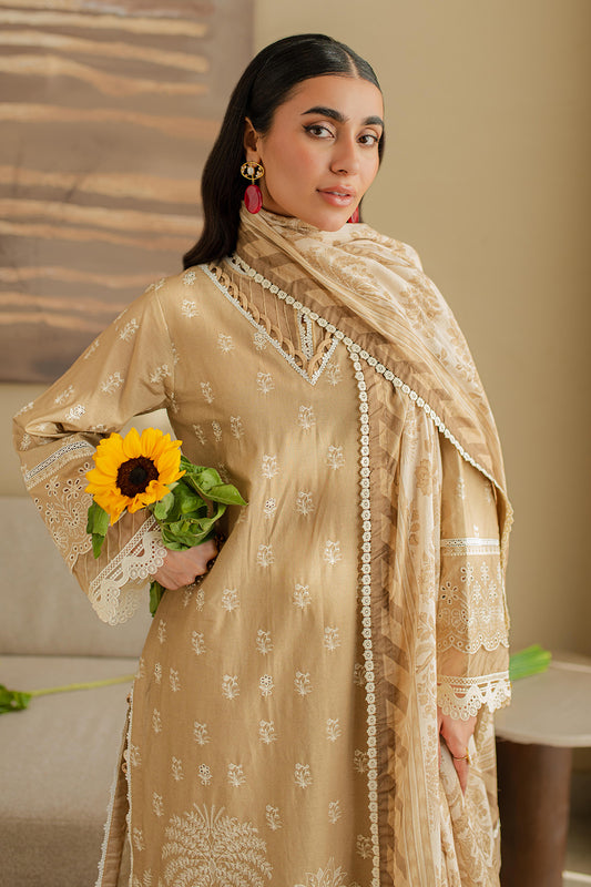 Embroidered Shirt Shalwar Dupatta - 0708