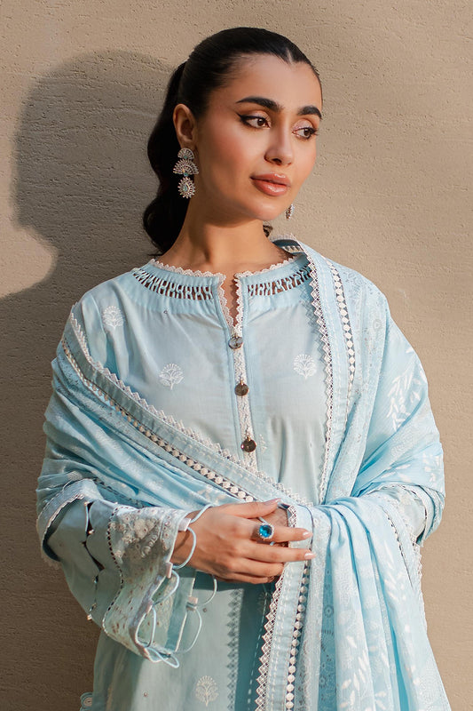 Embroidered Shirt Shalwar Dupatta - 0709