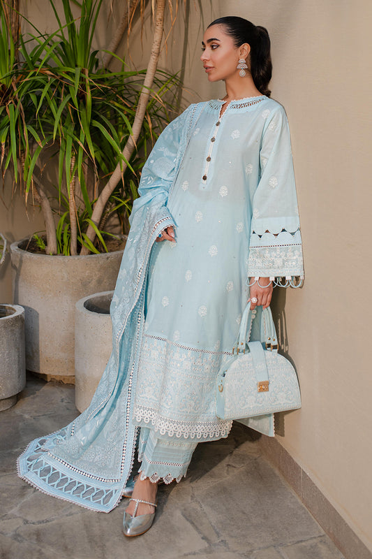 Embroidered Shirt Shalwar Dupatta - 0709