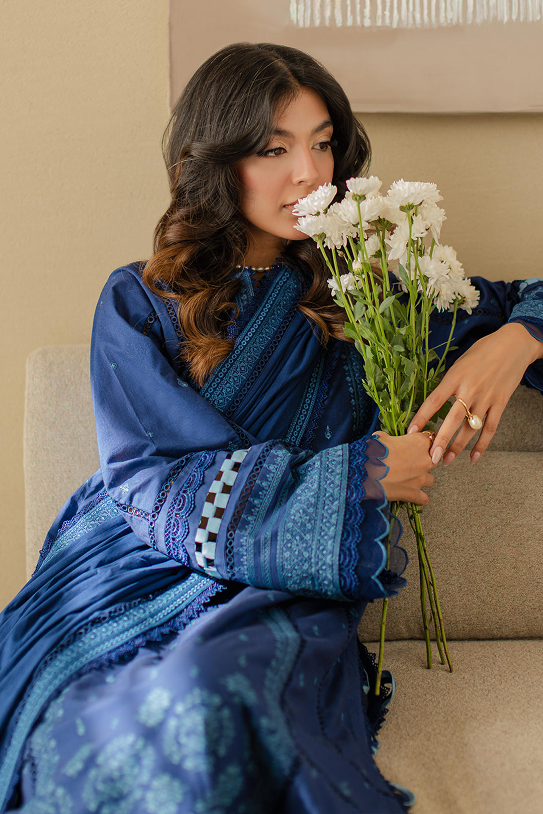 Embroidered Shirt Shalwar Dupatta - 0711