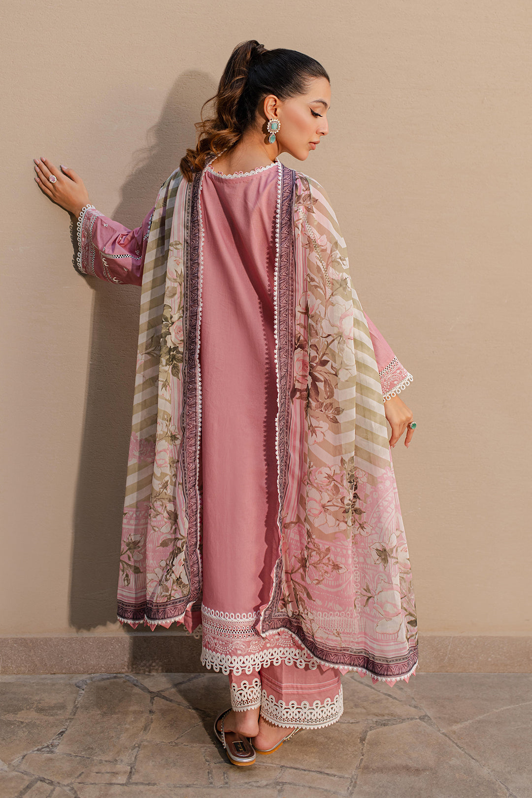 Embroidered Shirt Shalwar Dupatta - 0712