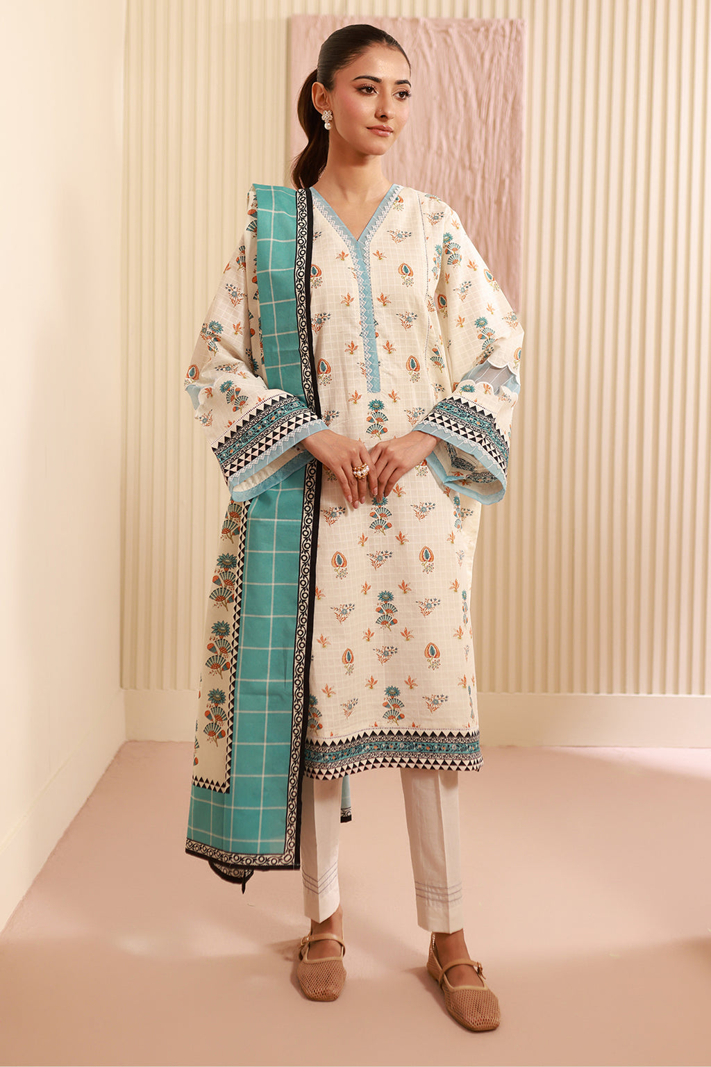 Shirt Shalwar Dupatta - 0668