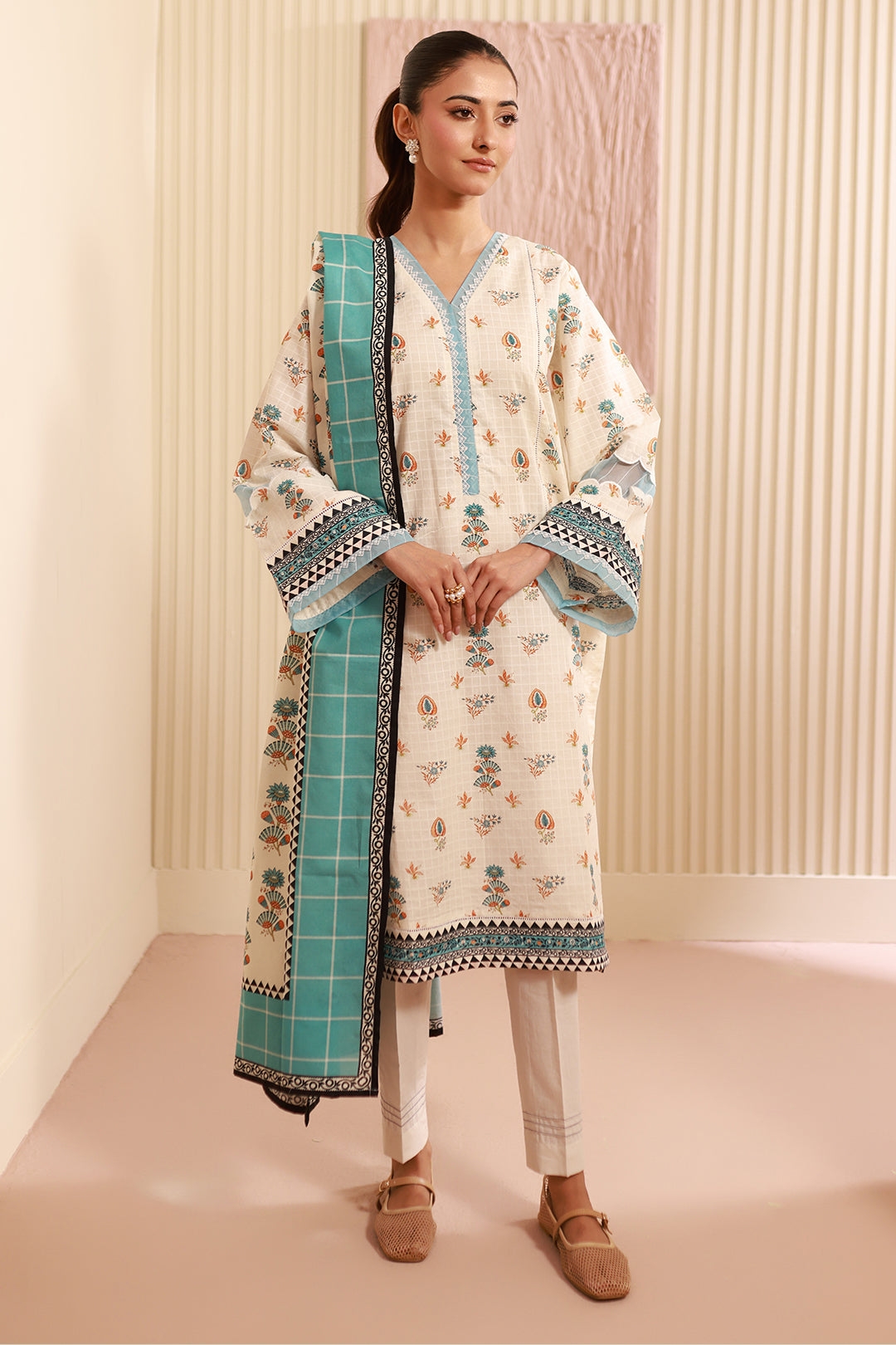 Shirt Shalwar Dupatta - 0668