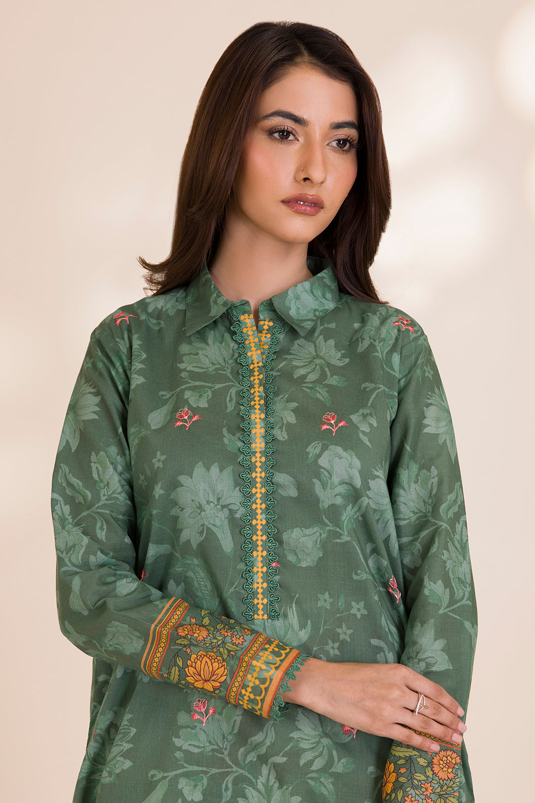 Embroidered Shirt Shalwar - 0011