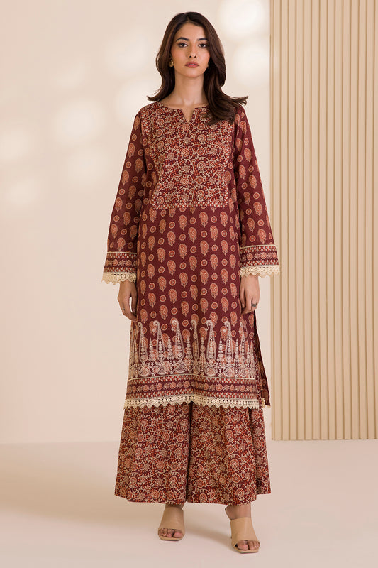 Embroidered Shirt Shalwar - 0012