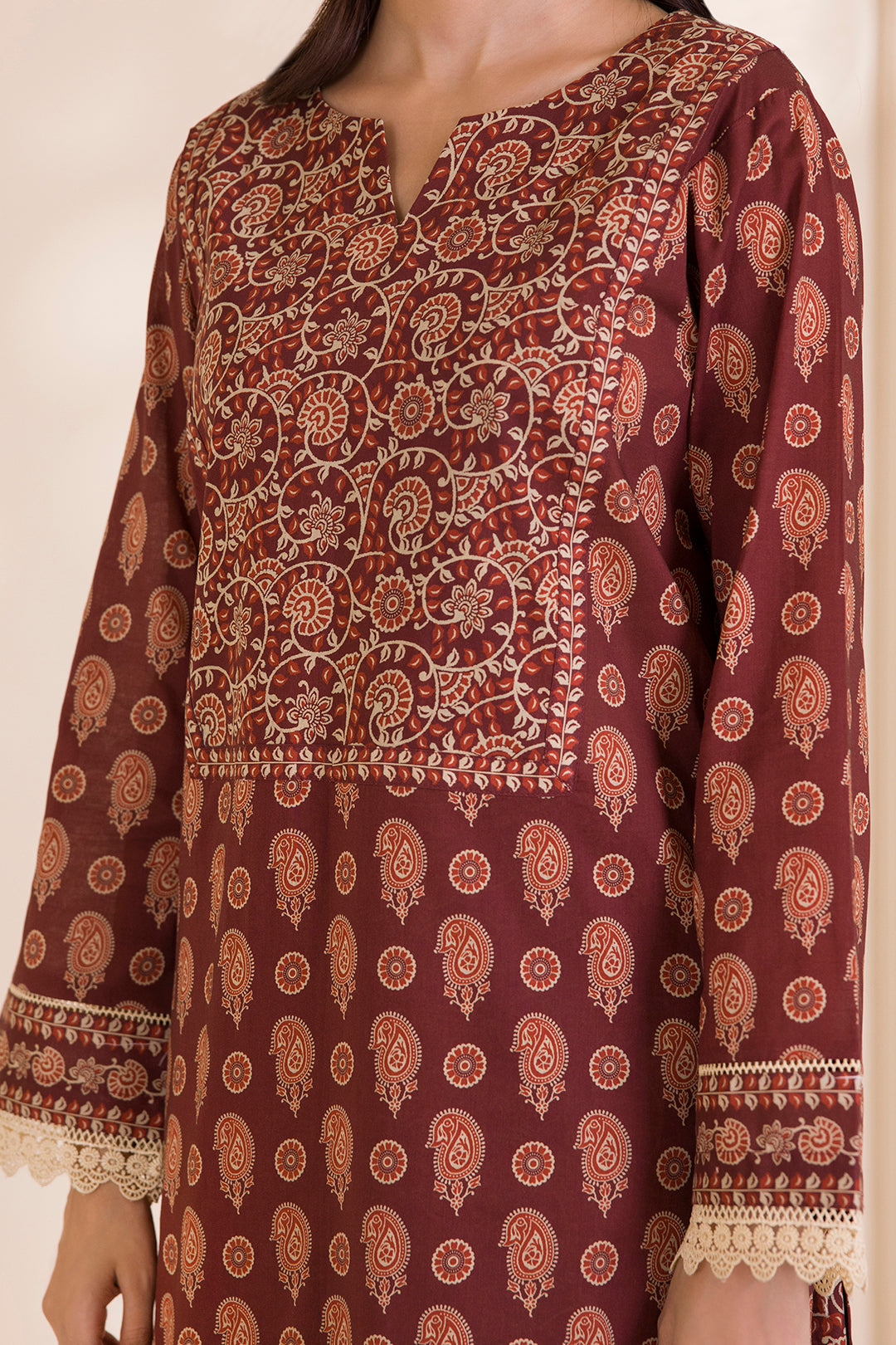 Embroidered Shirt Shalwar - 0012