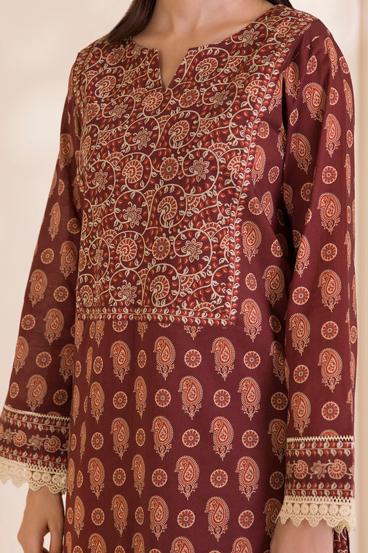 Embroidered Shirt Shalwar - 0012