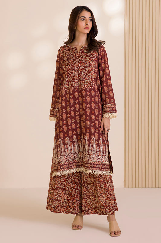 Embroidered Shirt Shalwar - 0012
