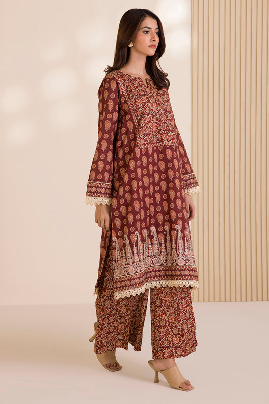 Embroidered Shirt Shalwar - 0012