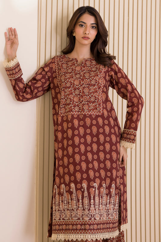 Embroidered Shirt Shalwar - 0012