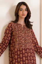 Embroidered Shirt Shalwar - 0012