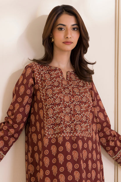 Embroidered Shirt Shalwar - 0012