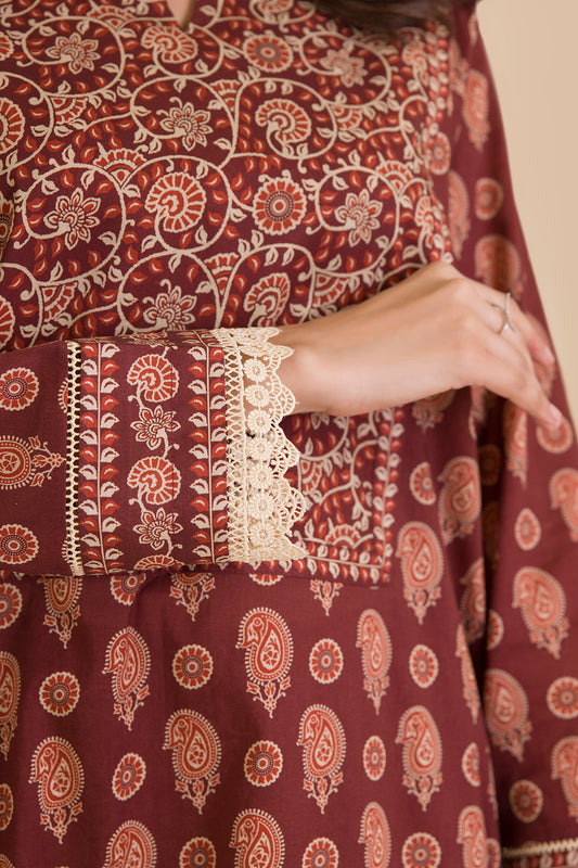 Embroidered Shirt Shalwar - 0012