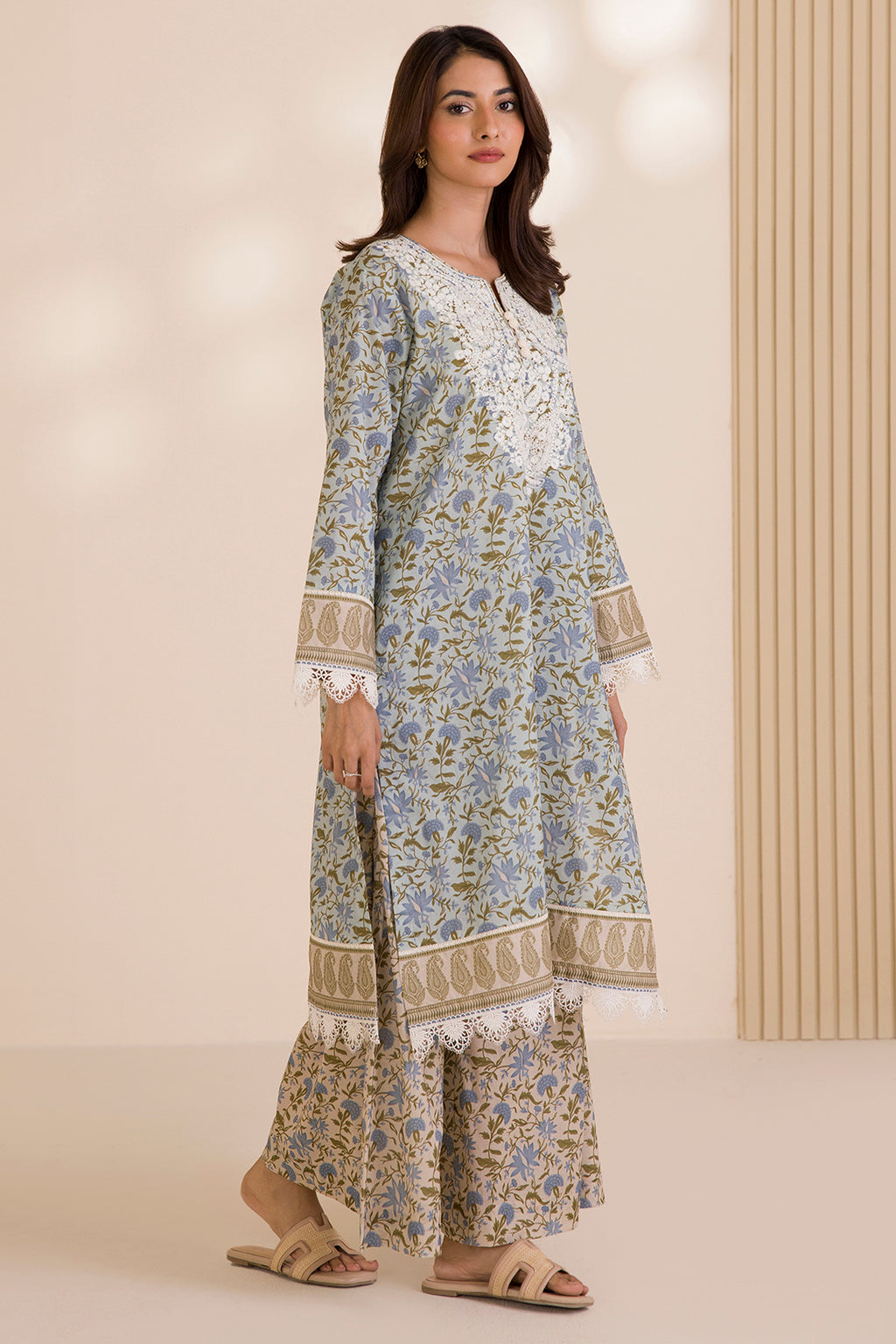 Embroidered Shirt Shalwar - 0015