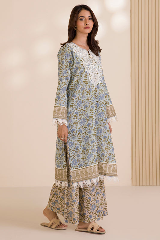 Embroidered Shirt Shalwar - 0015
