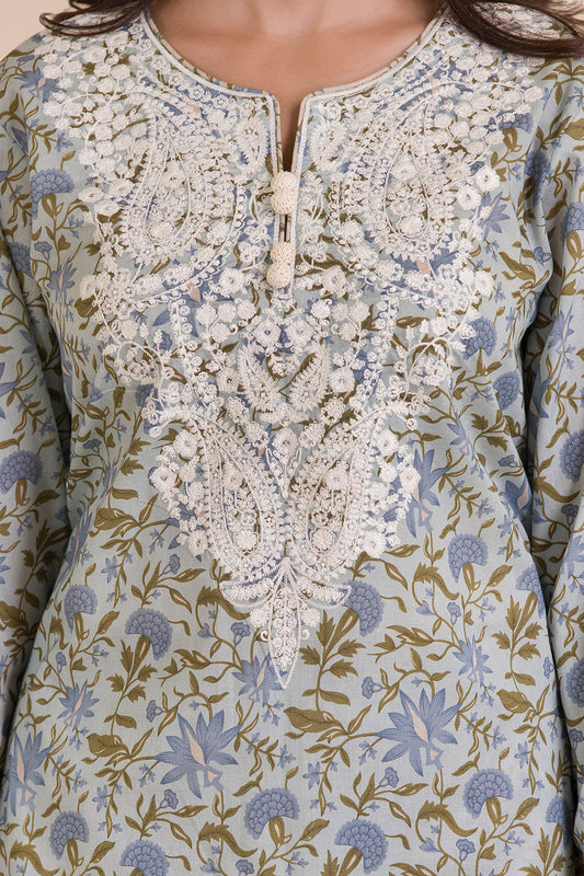 Embroidered Shirt Shalwar - 0015
