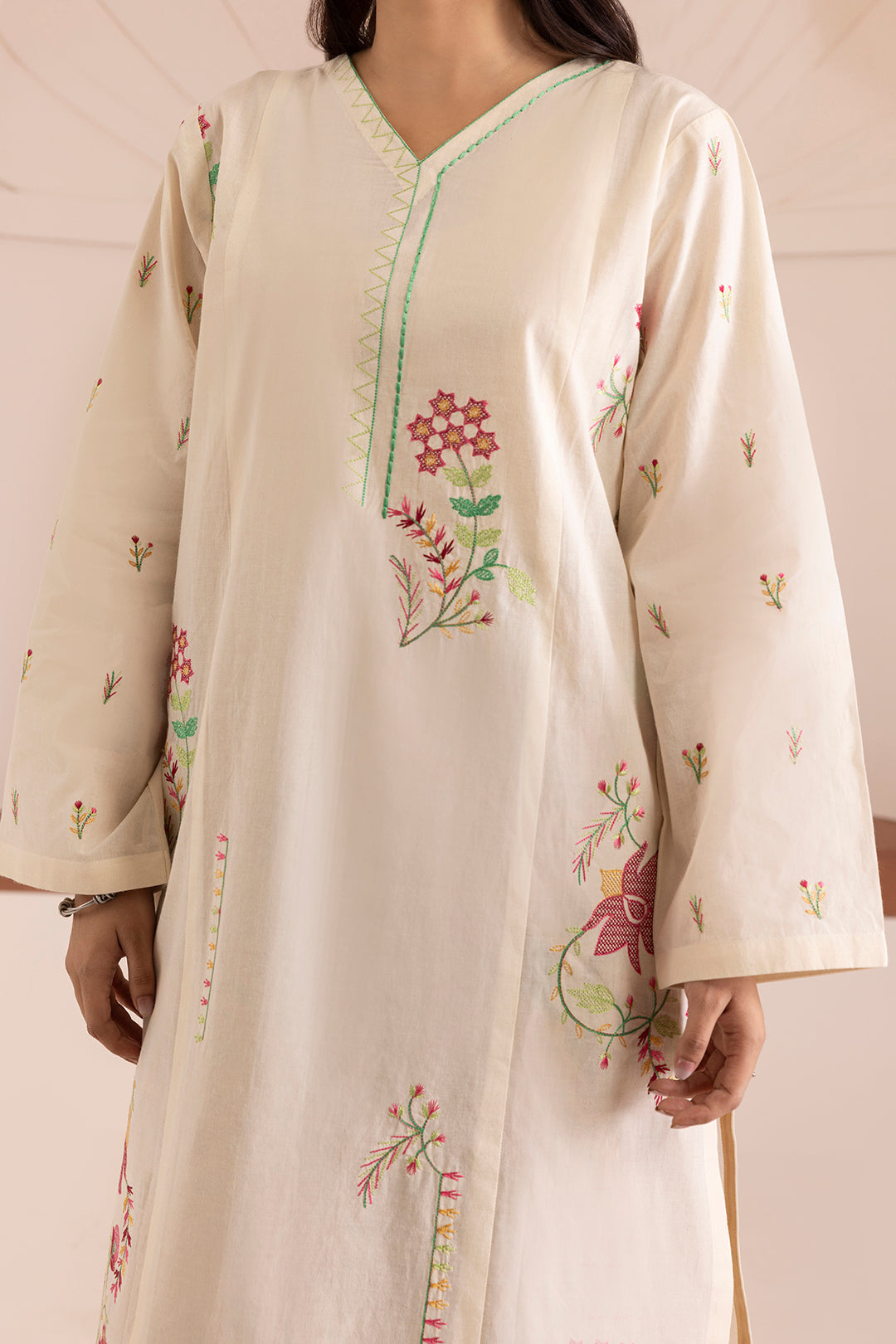Embroidered Shirt Shalwar Dupatta - 0184