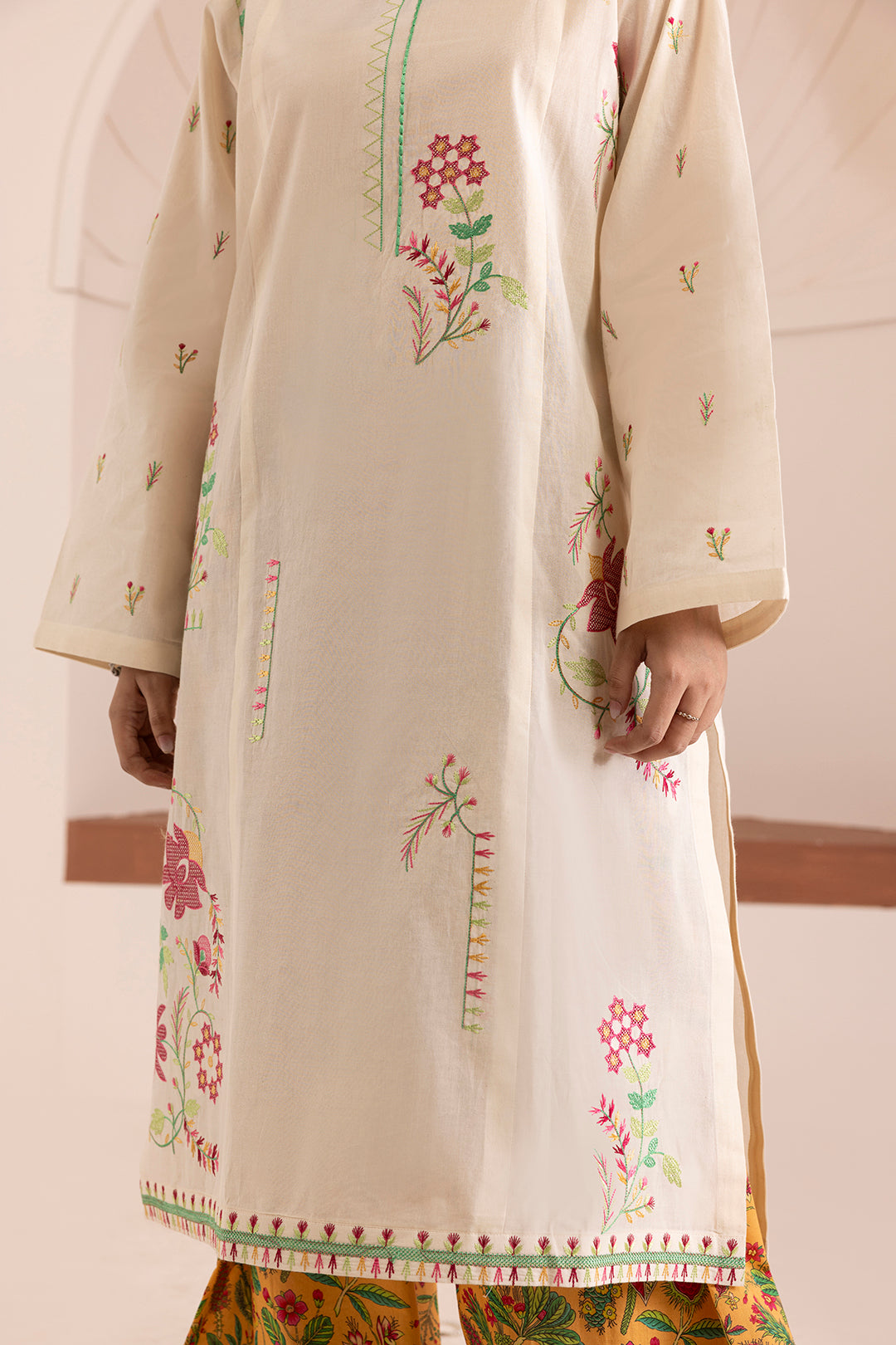 Embroidered Shirt Shalwar Dupatta - 0184