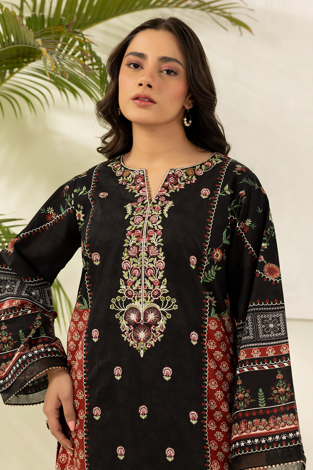 Embroidered Shirt Shalwar - 0186