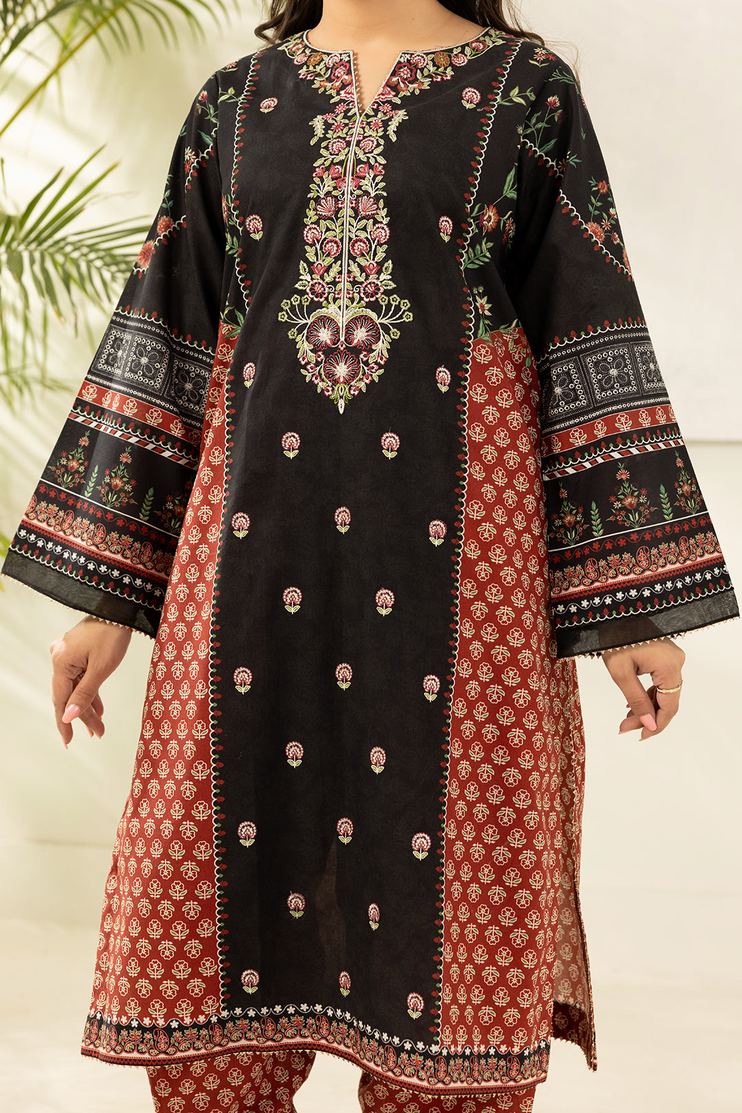 Embroidered Shirt Shalwar - 0186