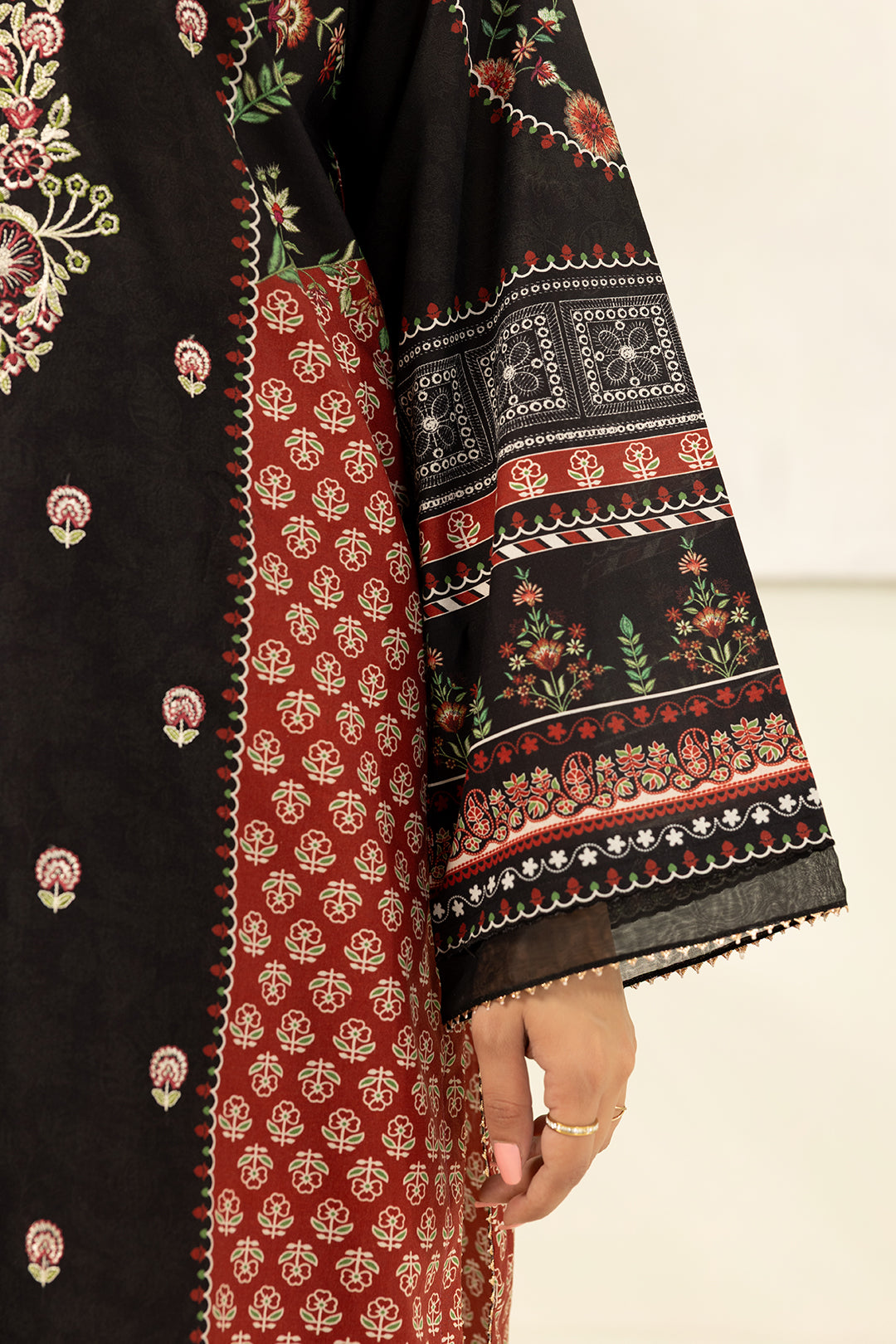 Embroidered Shirt Shalwar - 0186