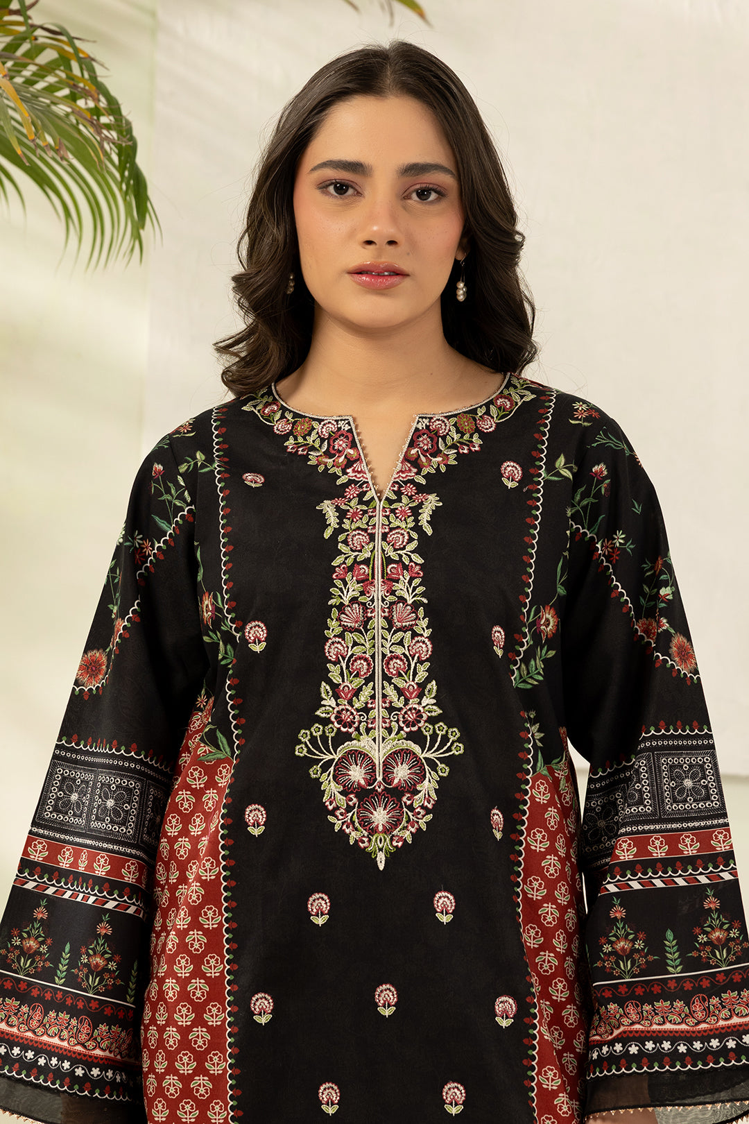 Embroidered Shirt Shalwar - 0186