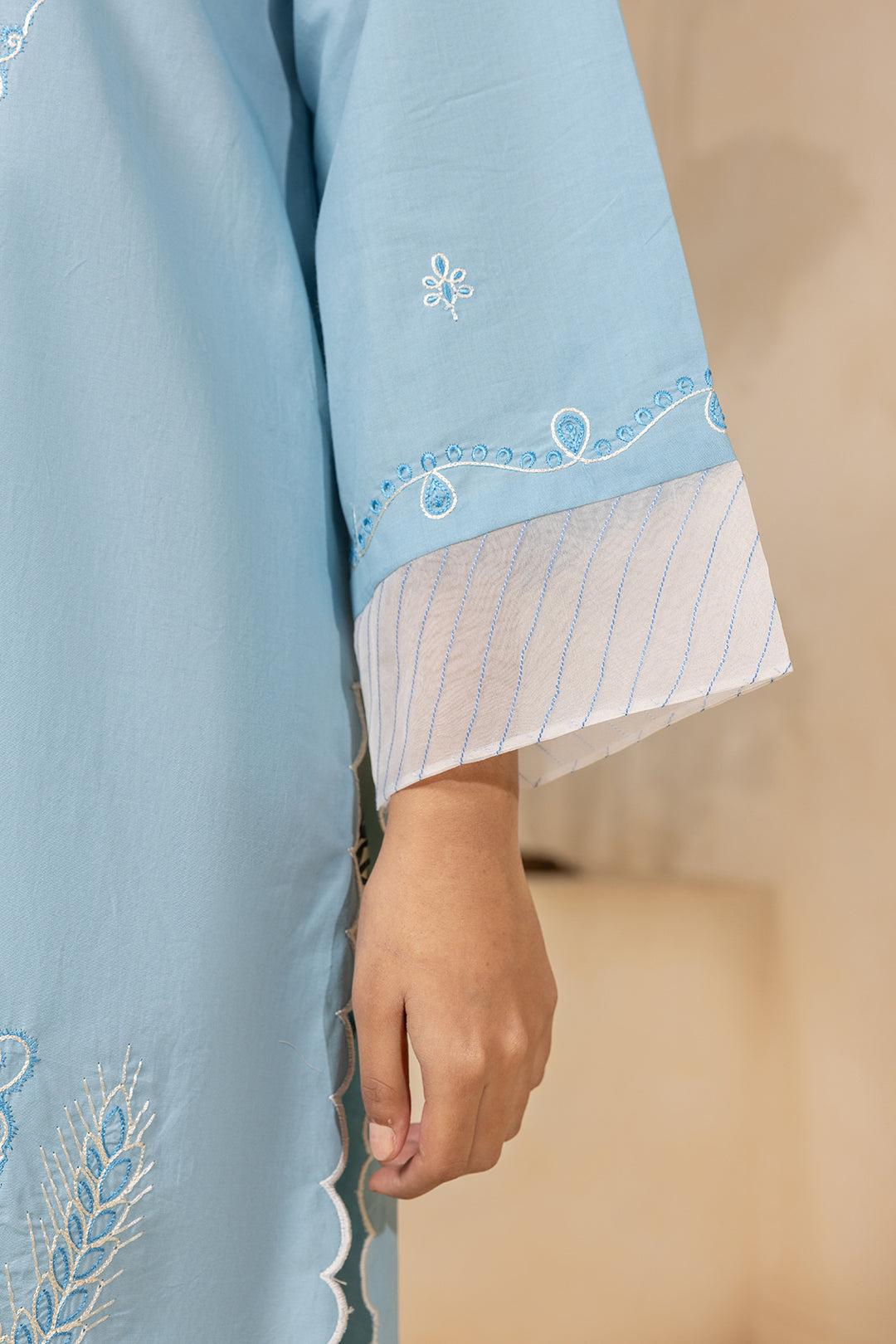 Embroidered Shirt Shalwar - 0189
