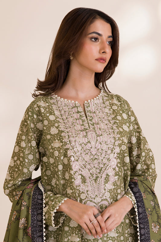 Embroidered Shirt Shalwar Dupatta - 0041