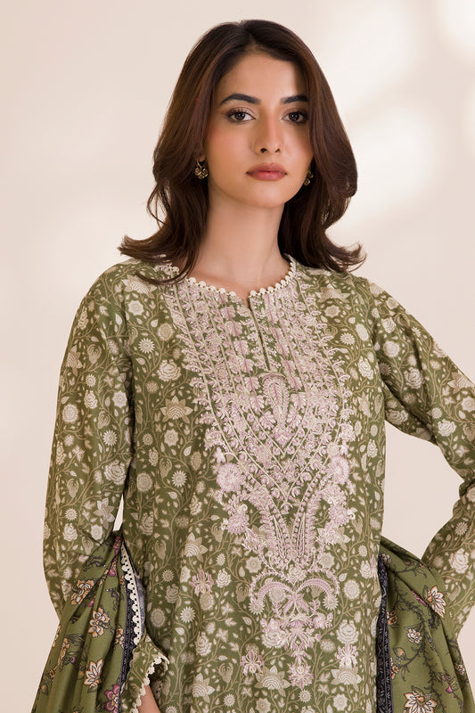 Embroidered Shirt Shalwar Dupatta - 0041