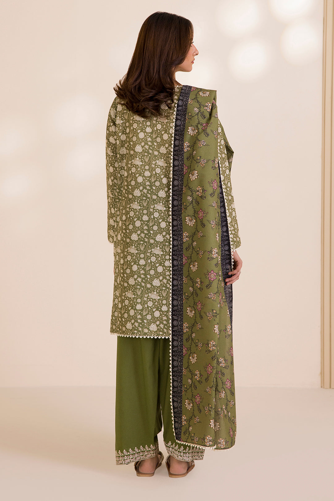 Embroidered Shirt Shalwar Dupatta - 0041