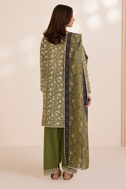 Embroidered Shirt Shalwar Dupatta - 0041