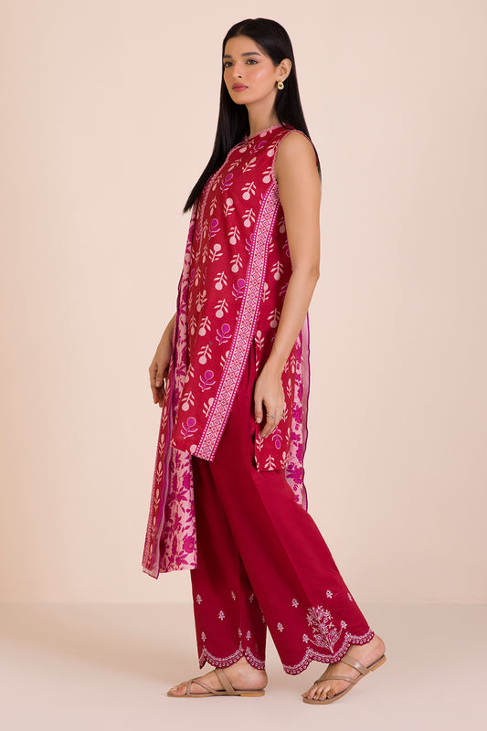 Embroidered Shirt Shalwar Dupatta - 0042