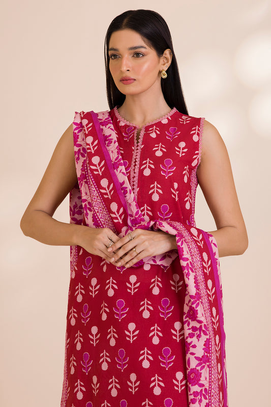 Embroidered Shirt Shalwar Dupatta - 0042
