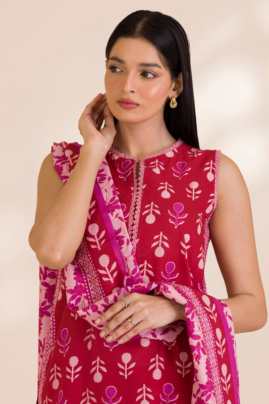 Embroidered Shirt Shalwar Dupatta - 0042