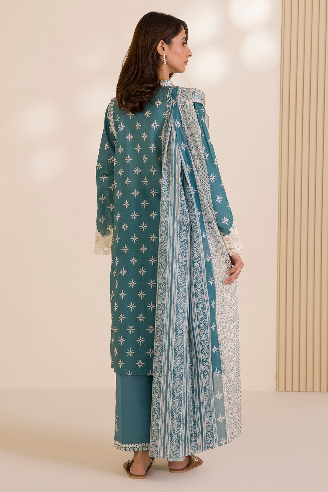 Embroidered Shirt Shalwar Dupatta - 0044