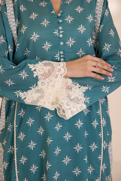 Embroidered Shirt Shalwar Dupatta - 0044