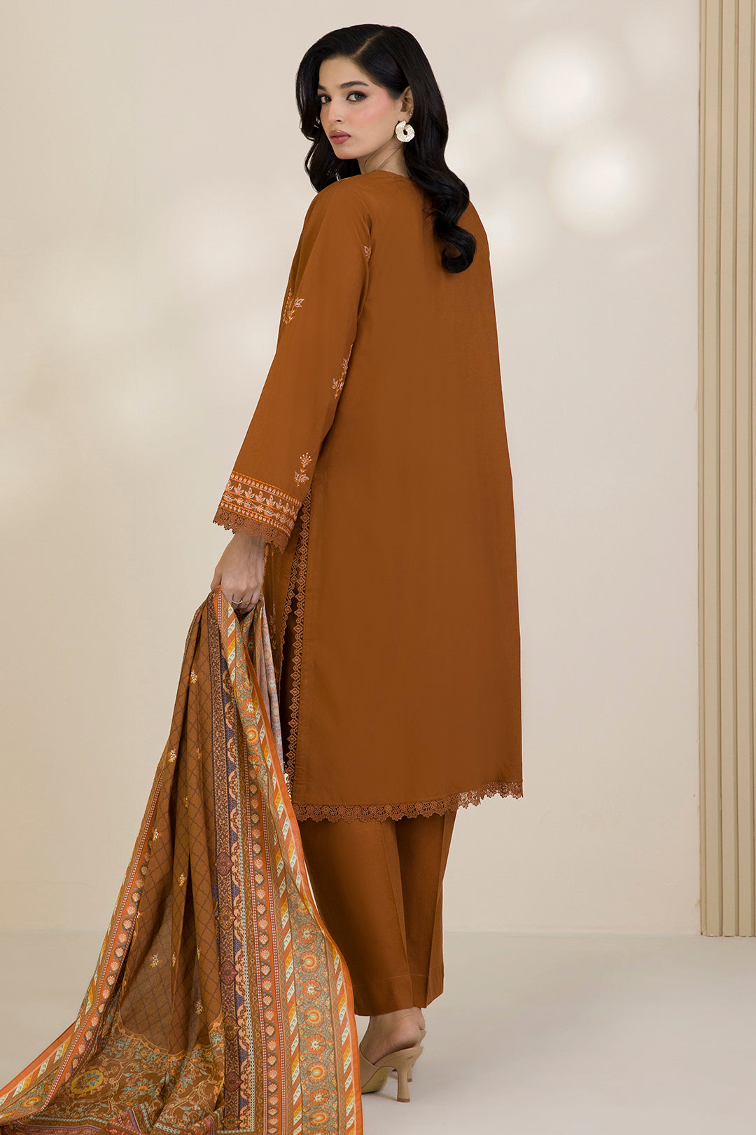Embroidered Shirt Shalwar Dupatta - 0045
