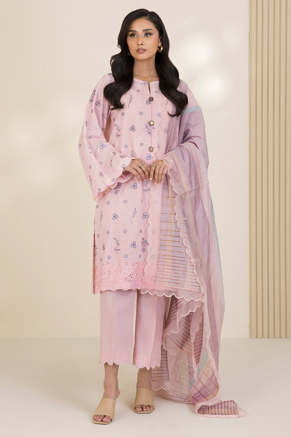 Light pink Unstitched for Women