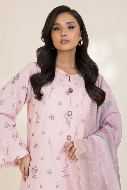 Embroidered Shirt Shalwar Dupatta - 0046