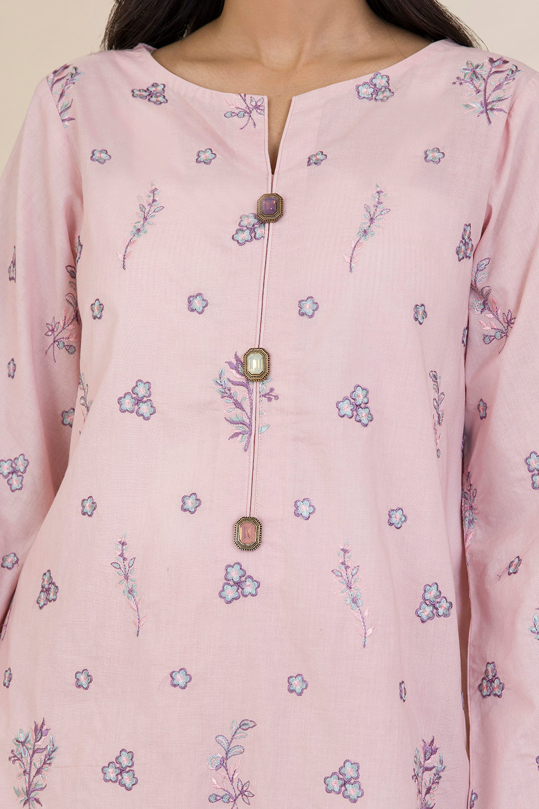 Embroidered Shirt Shalwar Dupatta - 0046