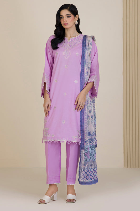 Embroidered Shirt Shalwar Dupatta - 0047