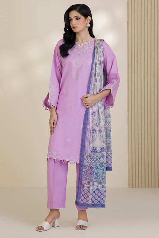 Embroidered Shirt Shalwar Dupatta - 0047