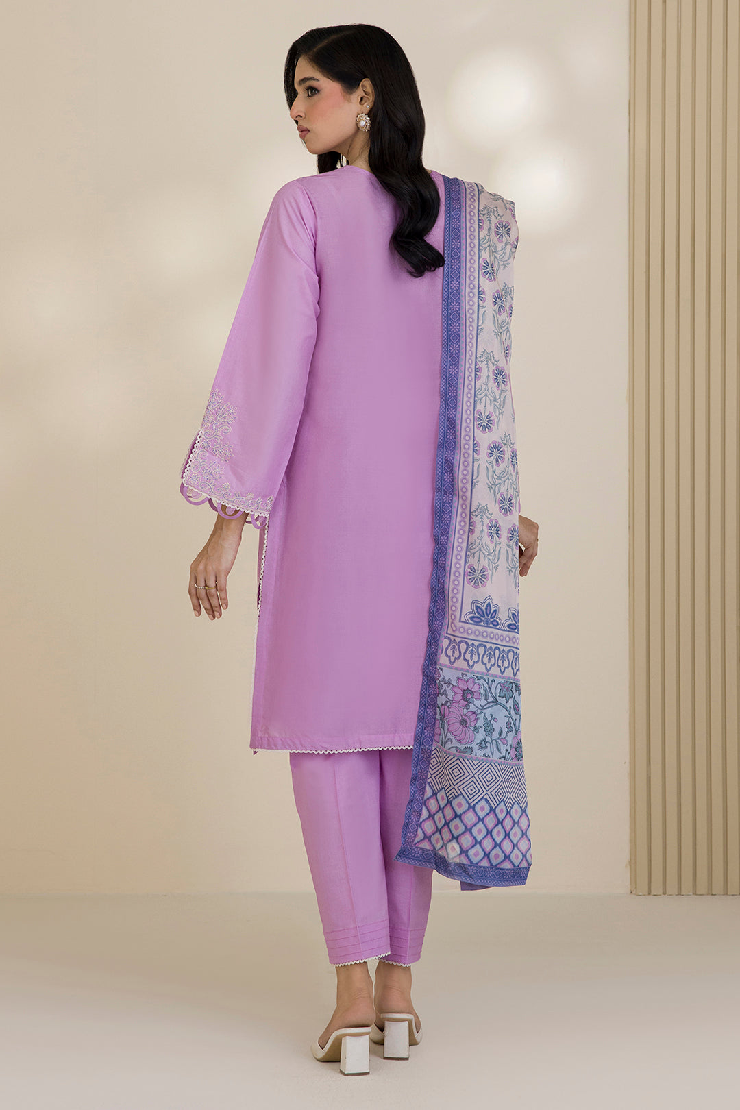 Embroidered Shirt Shalwar Dupatta - 0047