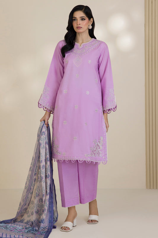 Embroidered Shirt Shalwar Dupatta - 0047