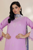 Embroidered Shirt Shalwar Dupatta - 0047
