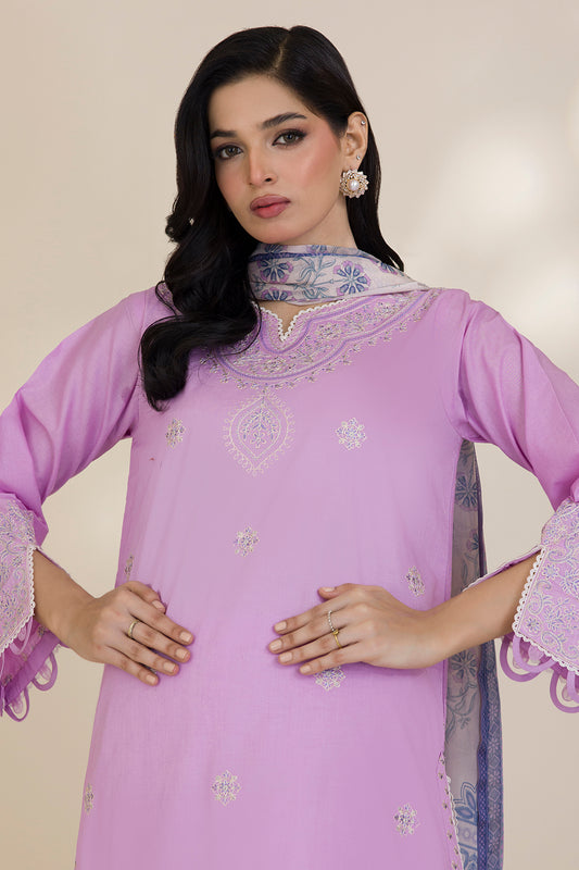 Embroidered Shirt Shalwar Dupatta - 0047