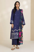 Embroidered Shirt Shalwar Dupatta - 0048