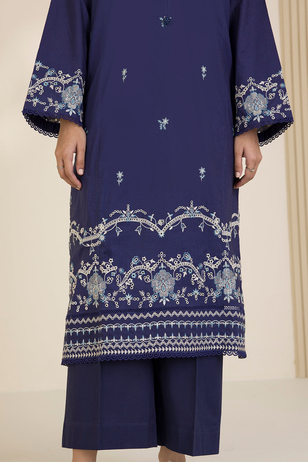 Embroidered Shirt Shalwar Dupatta - 0048
